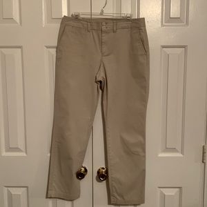 Talbots Tan Straight Leg Pants